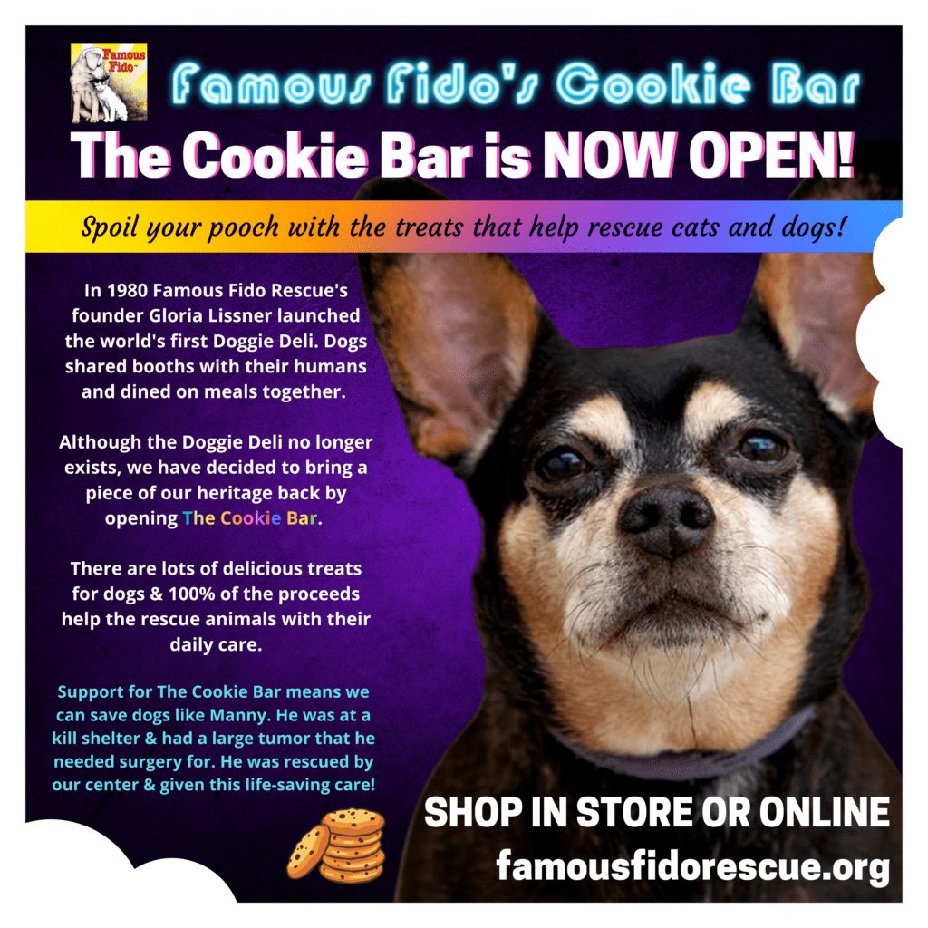 The Famous Fido Cookie Bar – Famous Fido Rescue